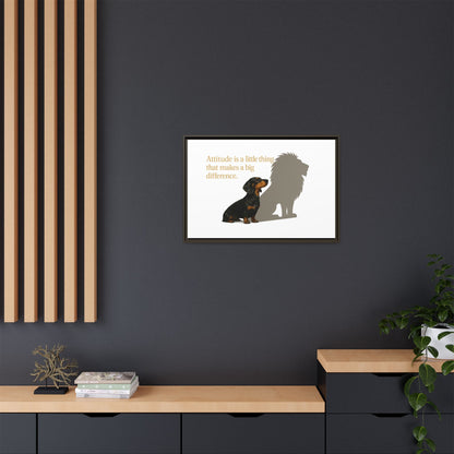 Inspirierendes Wandmotiv mit klarer Botschaft – ruhig, positiv und ideal für moderne Wohnräume.