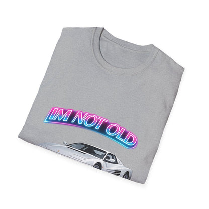 I'm Not Old I'm Classic | Miami Vice T-Shirt | Ferrari Testarossa Retro Shirt