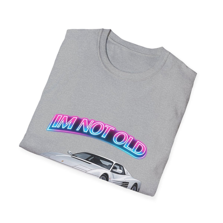 I'm Not Old I'm Classic | T-Shirt Miami Vice | T-Shirt Rétro Ferrari Testarossa