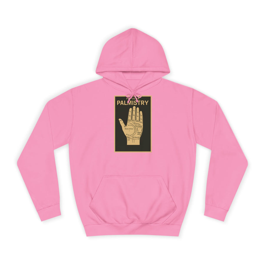 True Insights Popular Palmistry Hoodie – Vintage-Handlinien-Motiv