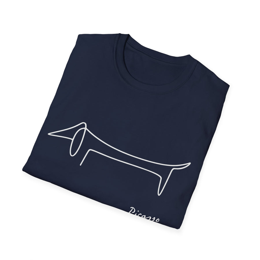 Picasso Dackel T-Shirt – Das edle Geschenk für Dackel-Besitzer