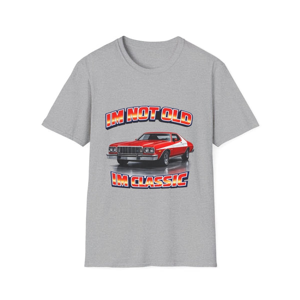 True Insights T-Shirt Im Not Old Im Classic Retro Oldtimer Motiv in Sport Grey