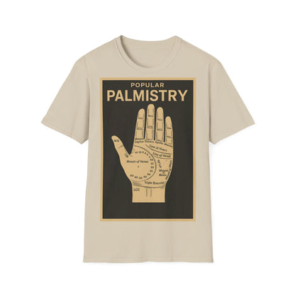 Palmistry T-Shirt – Vintage-Handlinien-Motiv | Esoterik trifft Design – Freches Satire-Design für mutige Statements | True Insights