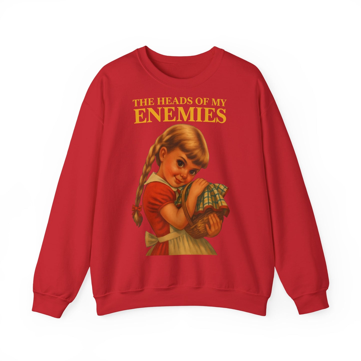 Sweatshirt “The Heads of My Enemies” – Subversive art to wear
