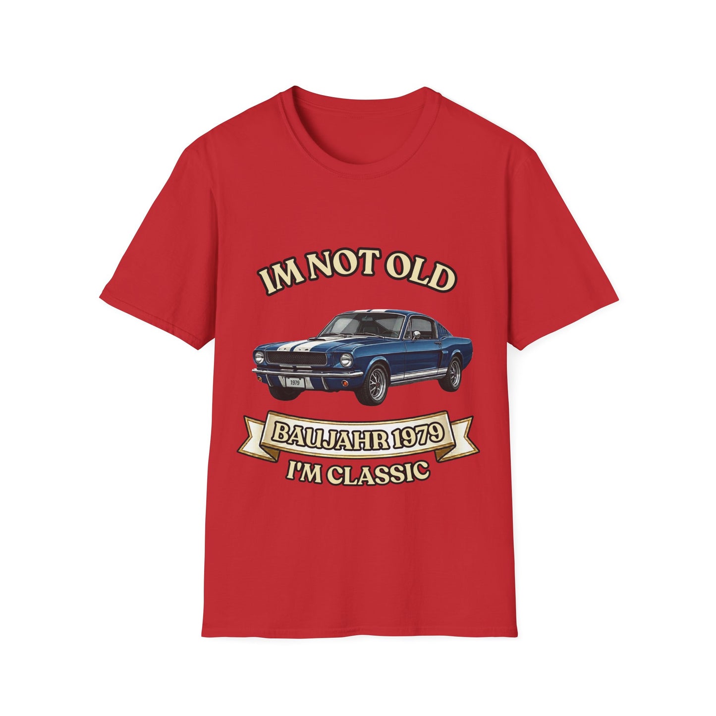 Jahrgang 1979 T-Shirt Oldtimer I'm Not Old I'm Classic  Geschenk zum 47. Geburtstag Mann Retro Kultauto Klassiker Vintage Auto True Insights