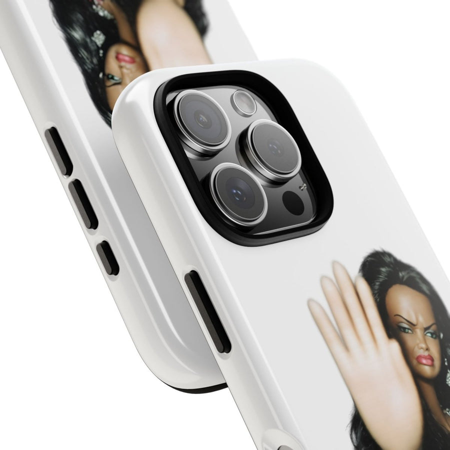 Coque de téléphone humoristique Talk to the Hand Doll – Coque effrontée pour iPhone & Samsung