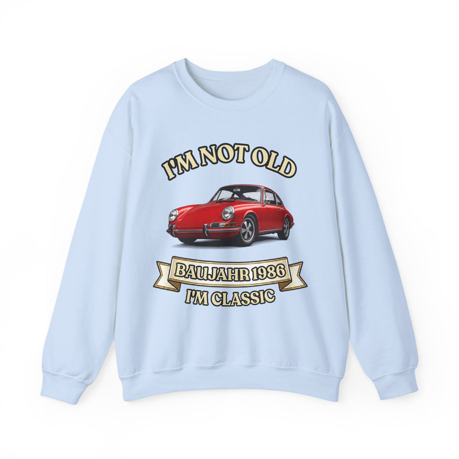 Geschenk zum 40. Geburtstag – Sweatshirt Jahrgang 1986 Porsche 911