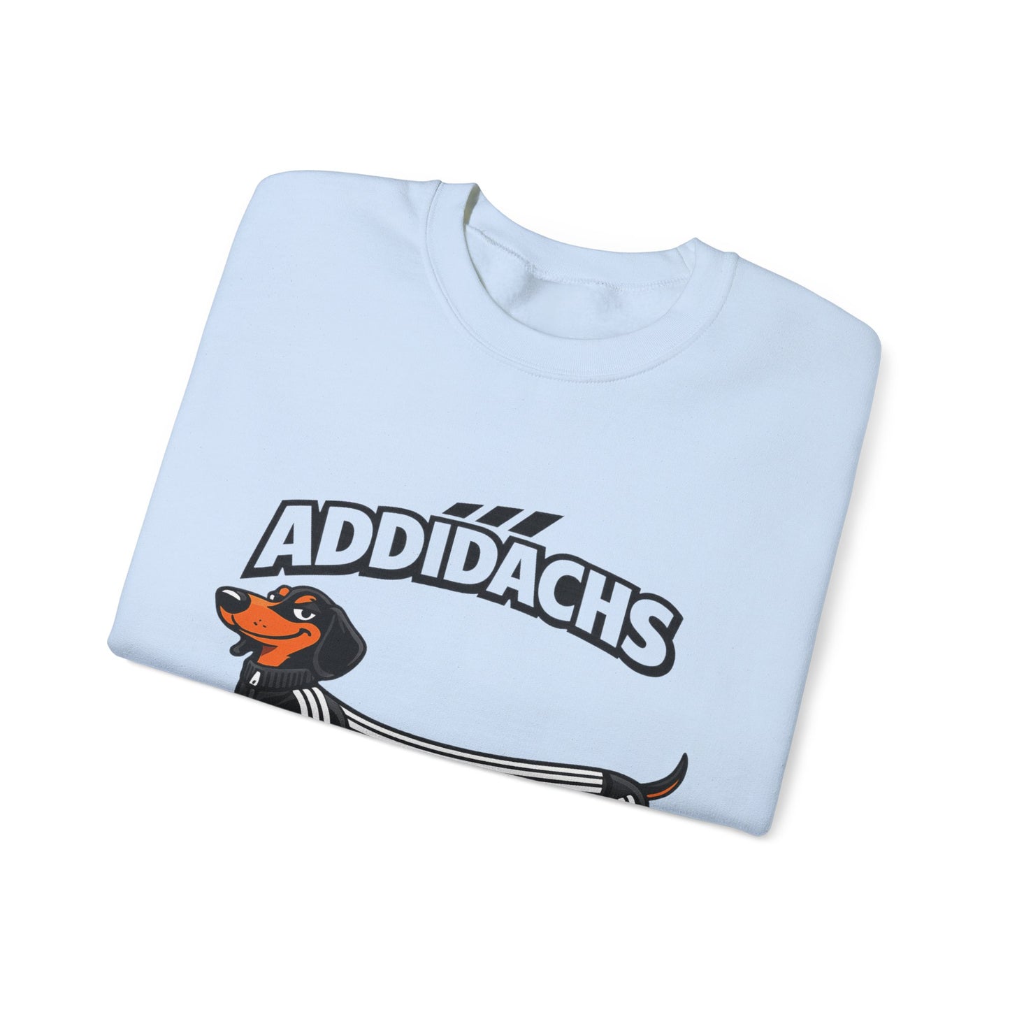 Lustiges Dackel Sweatshirt 'ADDIDACHS' – Witziges Hunde-Motiv für Dackelbesitzer & Sportfans