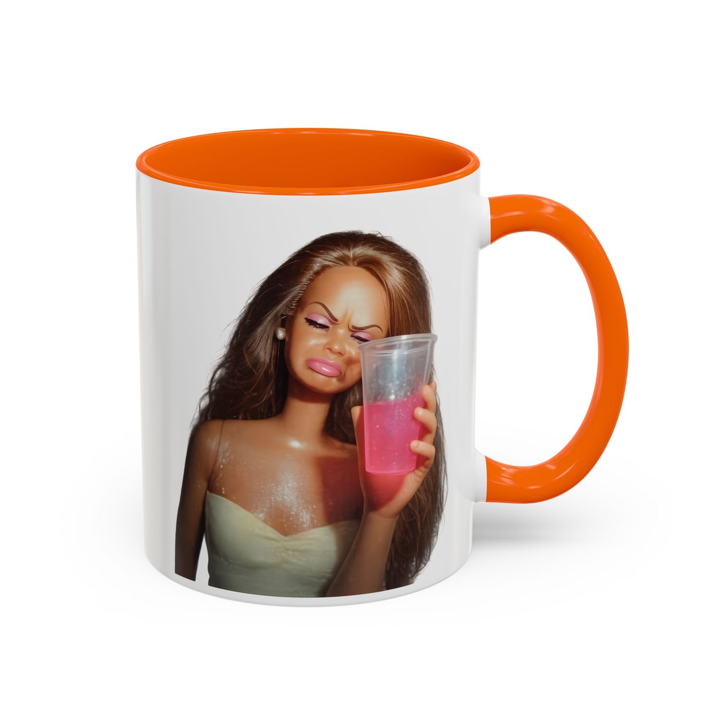 Doll Meme Barbicore Tasse | Lustiger Puppen Pink Drink Kaffeebecher | Meme Geschenk für Frauen & Beste Freundin