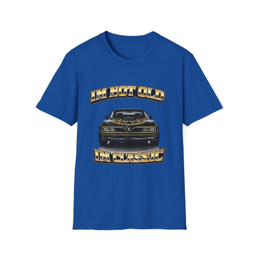 True Insights T-Shirt Im Not Old Im Classic Retro Sportwagen Motiv in Royalblau