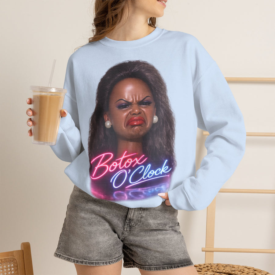 True Insights Shirt Botox O'Clock Neon Motiv Statement Detail Nahaufnahme