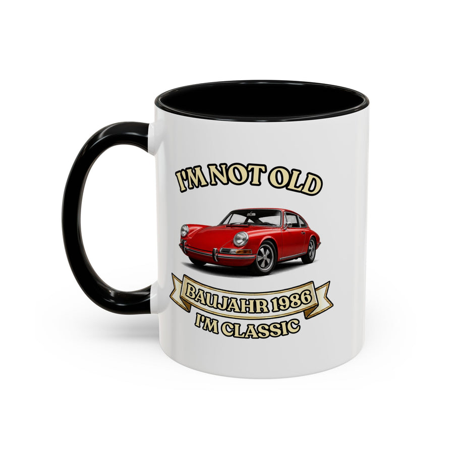 Geschenk zum 40. Geburtstag – Tasse Jahrgang 1986 Porsche 911
