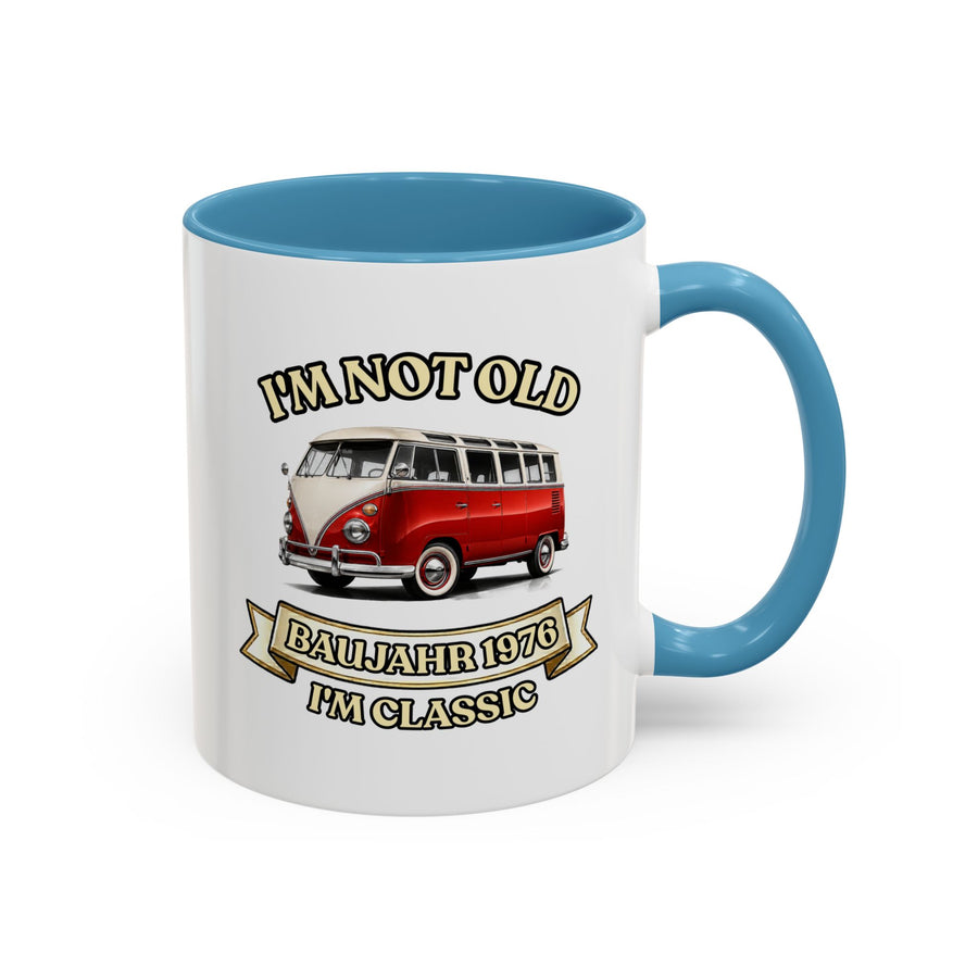 Born in 1976 Mug – 50th Birthday Gift | VW Bus