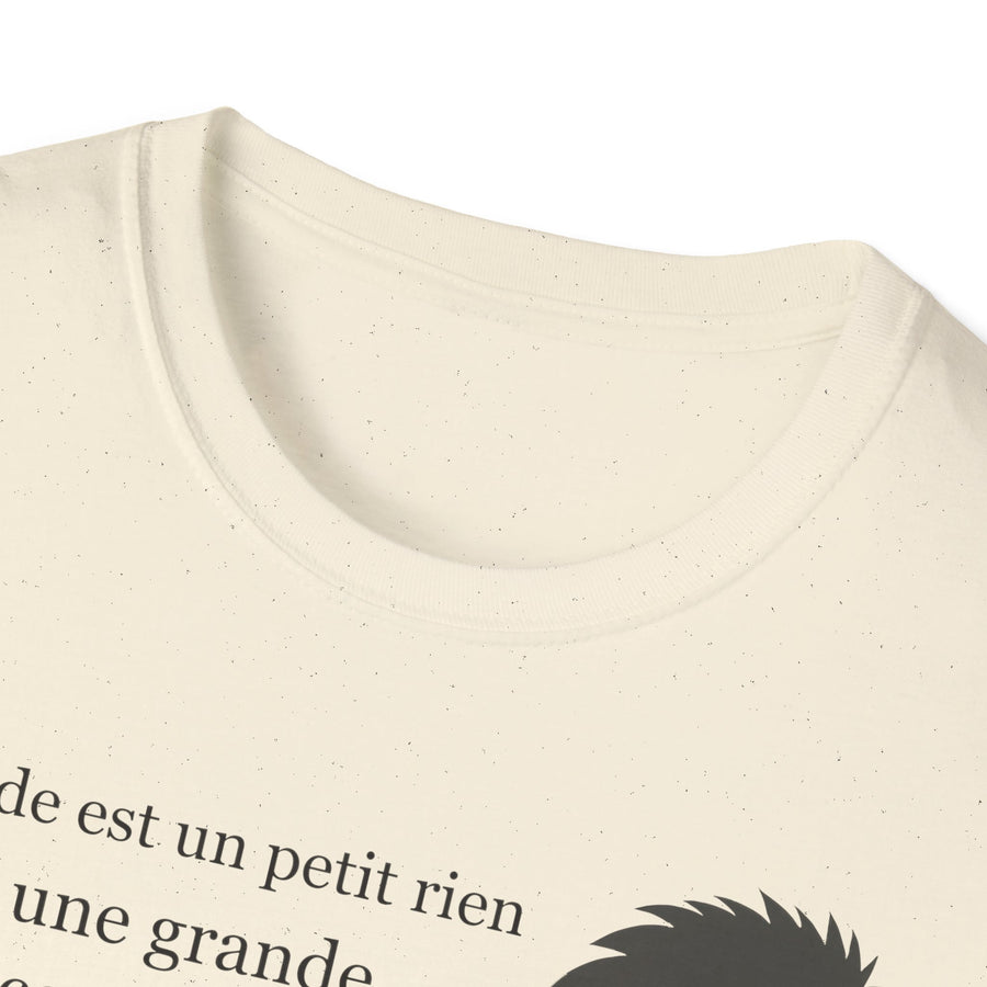 Dachshund T-Shirt – FRENCH print « L'attitude est un petit rien qui fait une grande différence » – Funny Gift for Dog Lovers