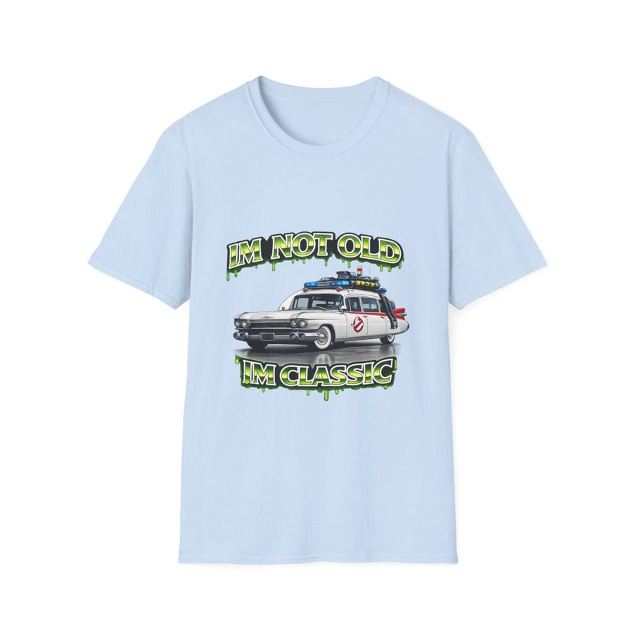 True Insights T-Shirt I'm Not Old I'm Classic Retro Ecto-1 Design in Hellblau, klassisches Vintage-Shirt