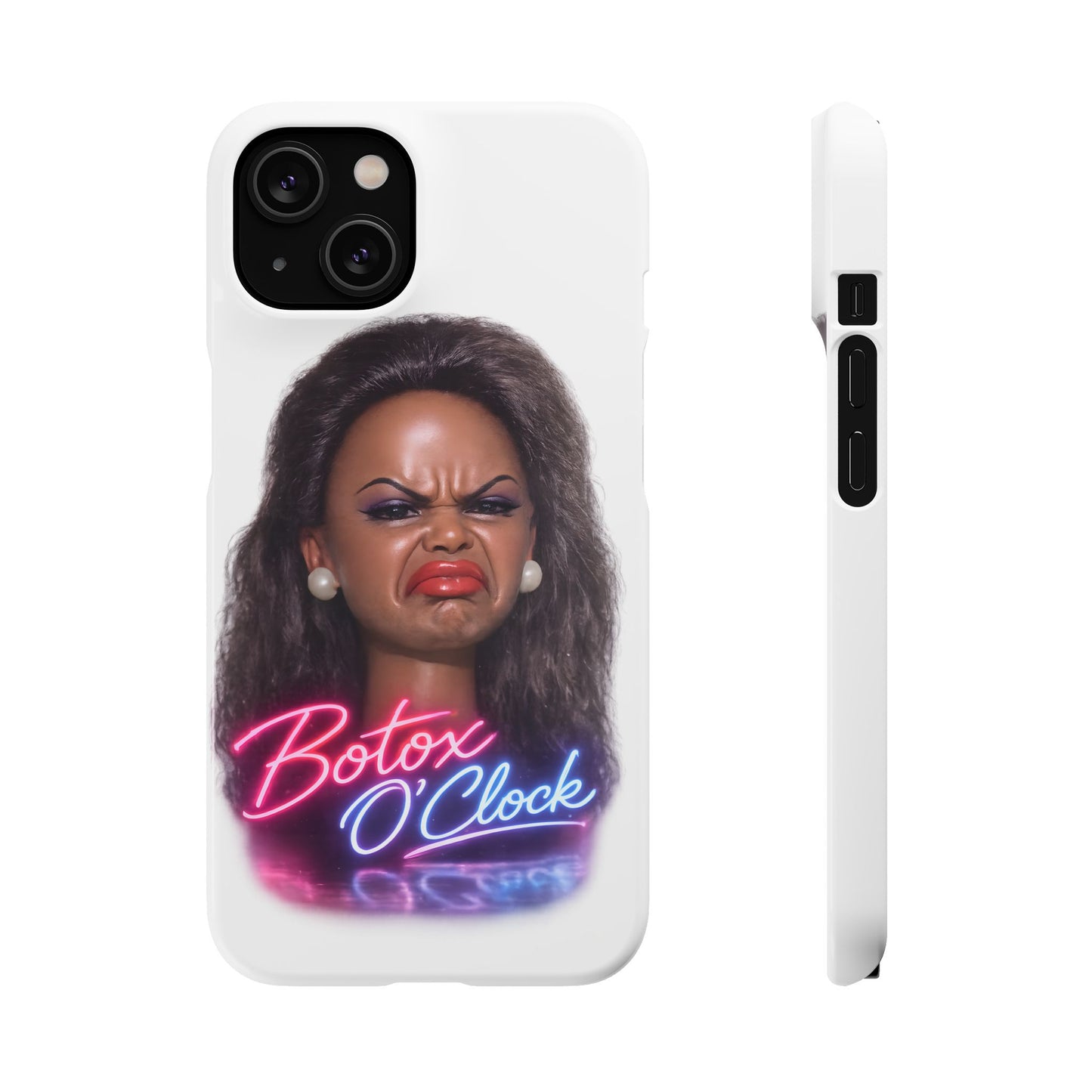 Botox O'Clock Handyhülle – Lustige Neon Diva Schutzhülle für Beauty-Fans, ideales Geschenk