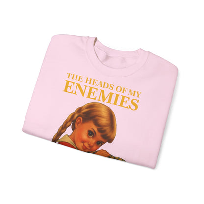 Sweatshirt “The Heads of My Enemies” – Subversive art to wear