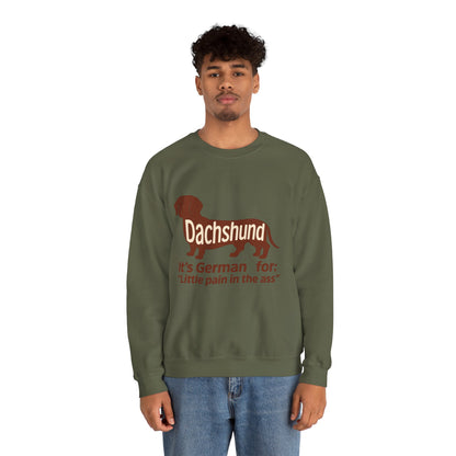 Dackel-Humor für Kenner: Sweatshirt mit frechem Spruch und kultigem Design – ideal für Hundefreunde mit Ironie. – Lustiges Sweatshirt | True Insights – Bild 42