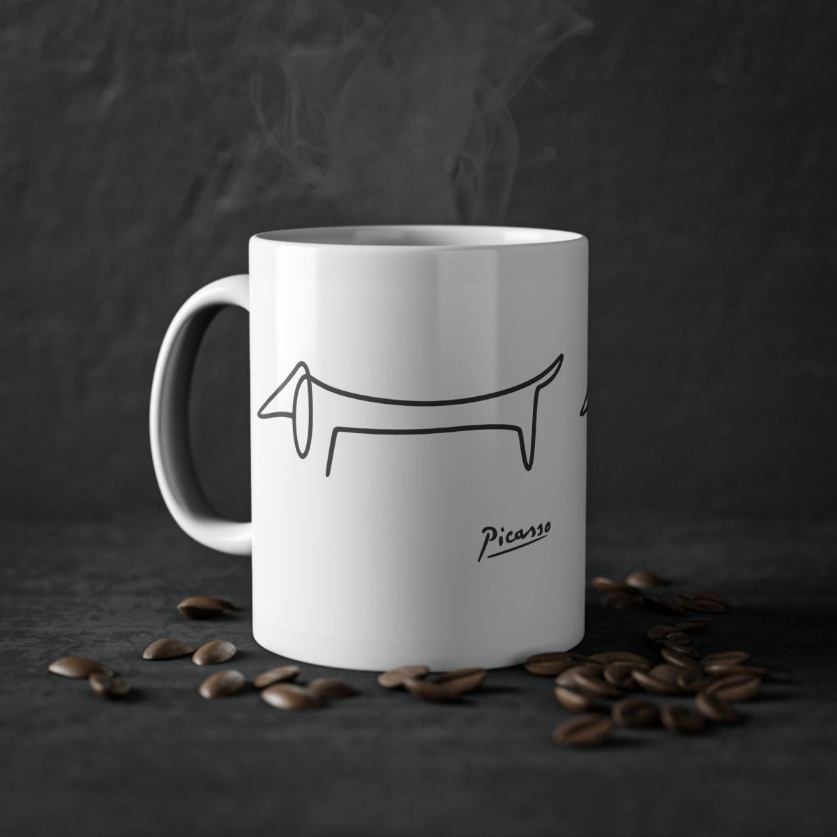 For classy coffee and a touch of humor in the morning.