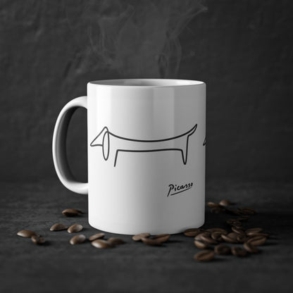 Für Kaffee mit Klasse und einem Strich Humor am Morgen. – Lustiges Mug | True Insights – Bild 6