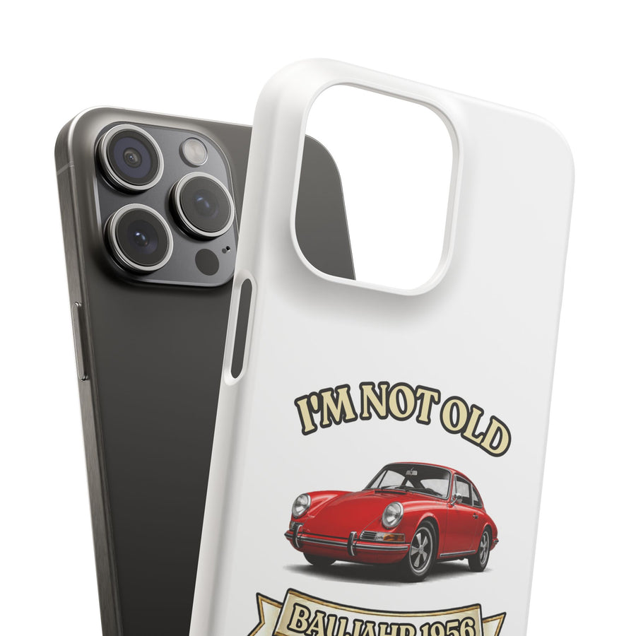 True Insights Jahrgang 1956 Handyhülle Roter Sportwagen