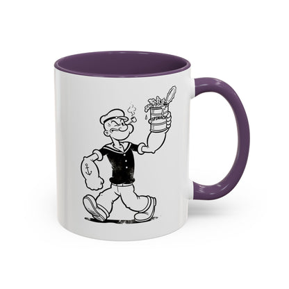 Popeye Spinat Dose Tasse – Comic Kult Kaffeebecher für Fans von Retro-Cartoons & starkem Kaffeegenuss