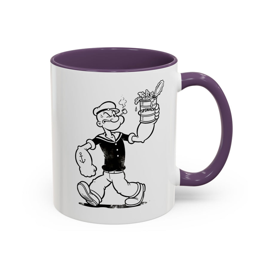Popeye Spinat Dose Tasse – Comic Kult Kaffeebecher für Fans von Retro-Cartoons & starkem Kaffeegenuss