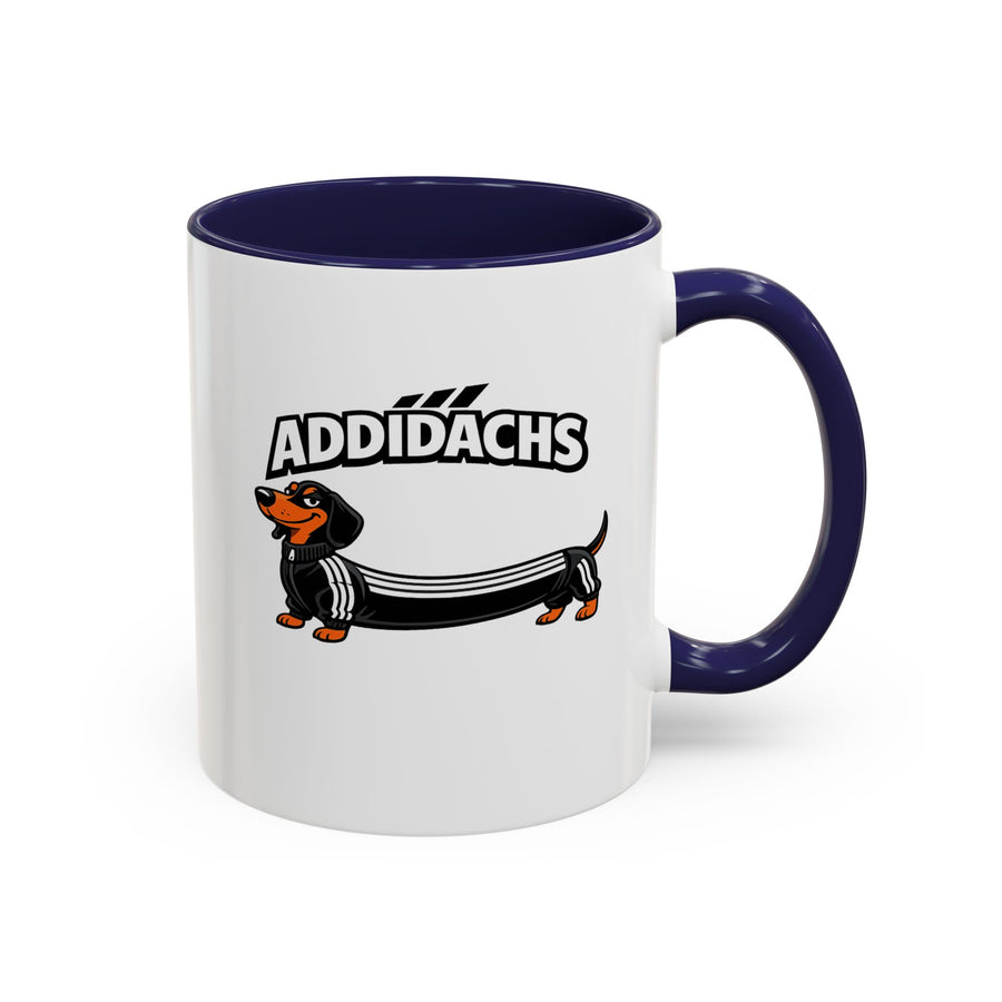 Mug Teckel Rigolo 'ADDIDACHS' - Tasse Chien Sportif pour Amoureux des Teckels