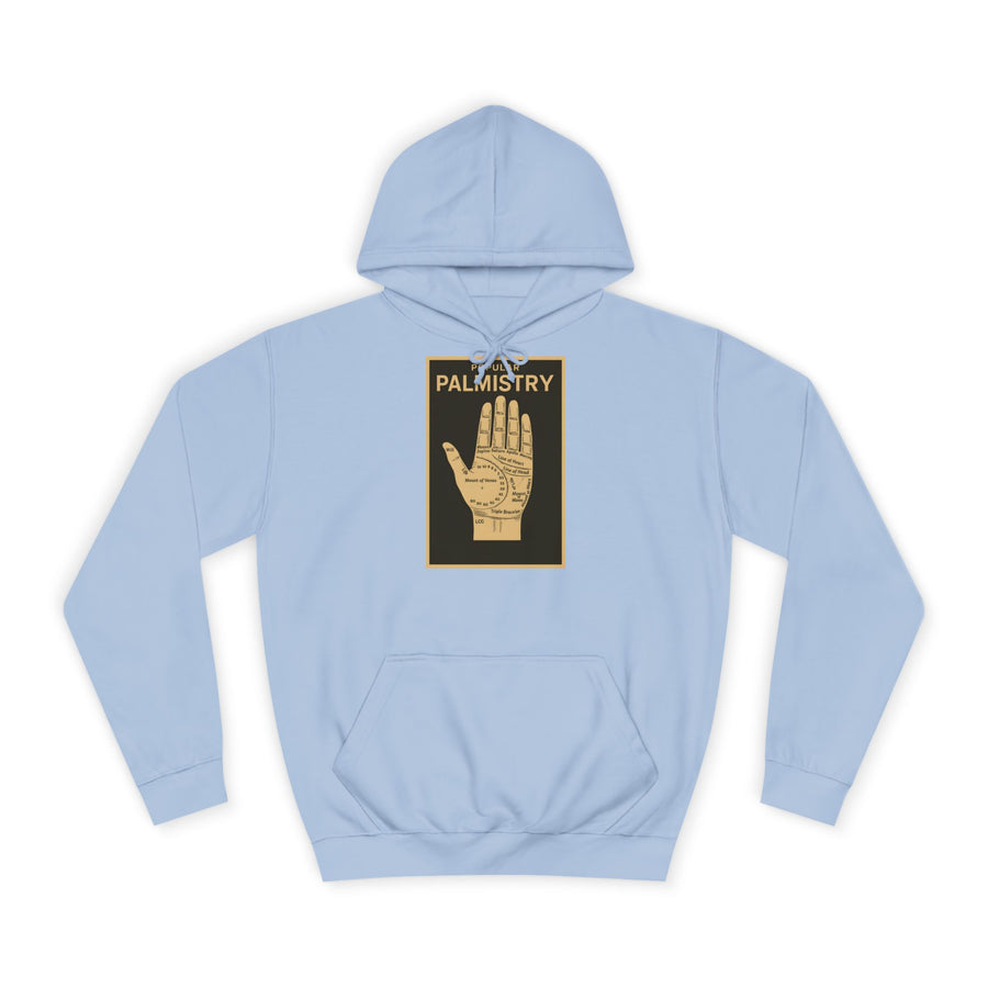 True Insights Popular Palmistry Hoodie – Vintage-Handlinien-Motiv