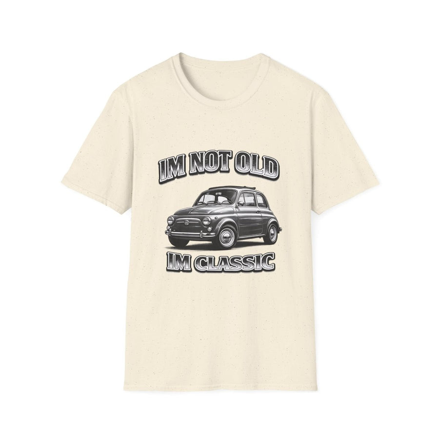 True Insights T-Shirt I'm Not Old I'm Classic Oldtimer Motiv in Natural Naturweiß