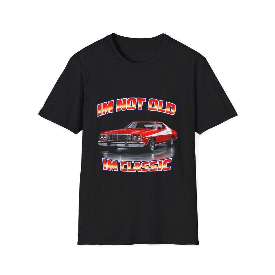 True Insights T-Shirt Im Not Old Im Classic Retro Oldtimer Motiv in Schwarz