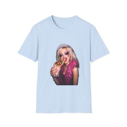 Lustiges Barbie Meme T-Shirt Hellblau – Puppe mit Tiara und Döner, True Insights