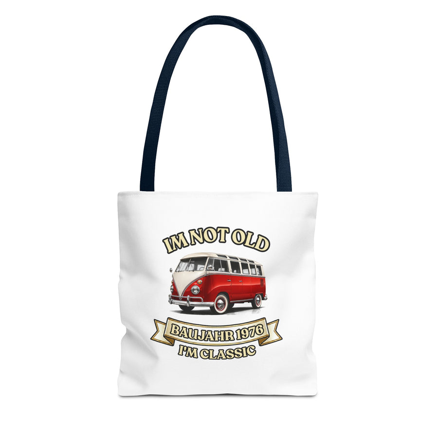 Tote Bag Année 1976 - I'm Not Old I'm Classic - Bus Rétro Cadeau 50 ans Vintage