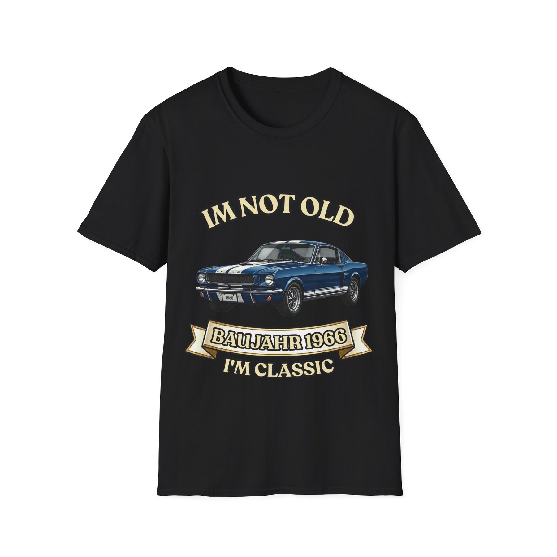 Jahrgang 1966 Oldtimer T-Shirt – Geschenk zum 60. Geburtstag, I'm Not Old I'm Classic