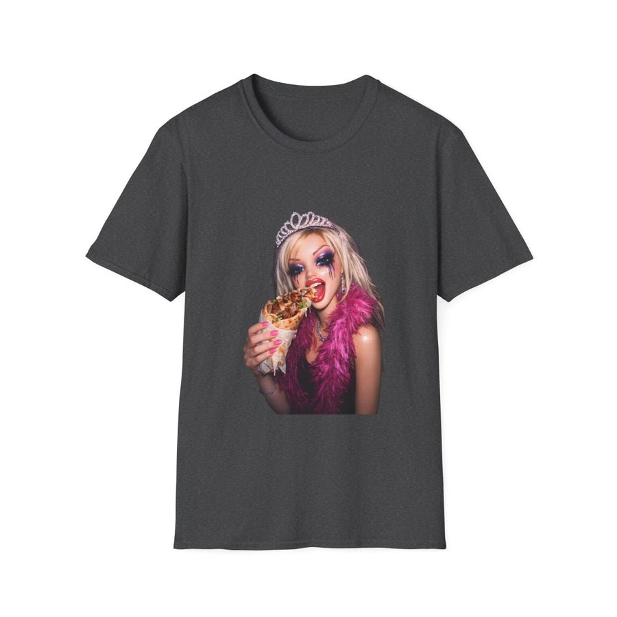 T-Shirt „Plastik trifft Döner“ mit Puppen-Meme – Schocktober-Sale –40 %