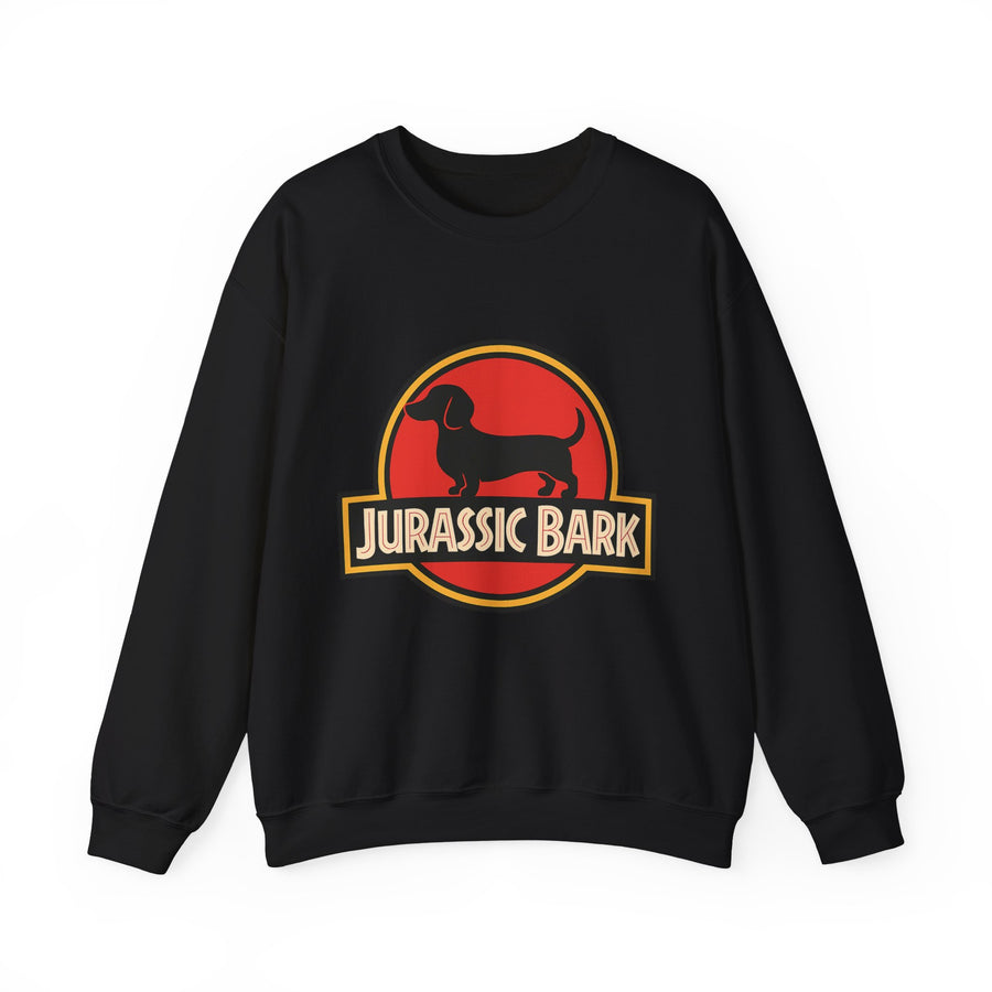 Sweatshirt Jurassic Bark Parodie Teckel – Sweat humoristique pour amateurs de teckels & cinéphiles