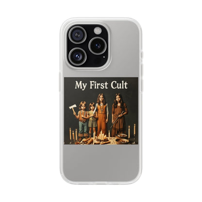 My First Cult – Dark-Aesthetic Handyhülle mit satirischem Kinderkult-Motiv-Phone Case-True Insights