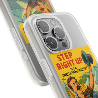 Step Right Up – Satirische Vintage-Handyhülle mit Jahrmarkt-Motiv & ironischem Statement-Phone Case-True Insights