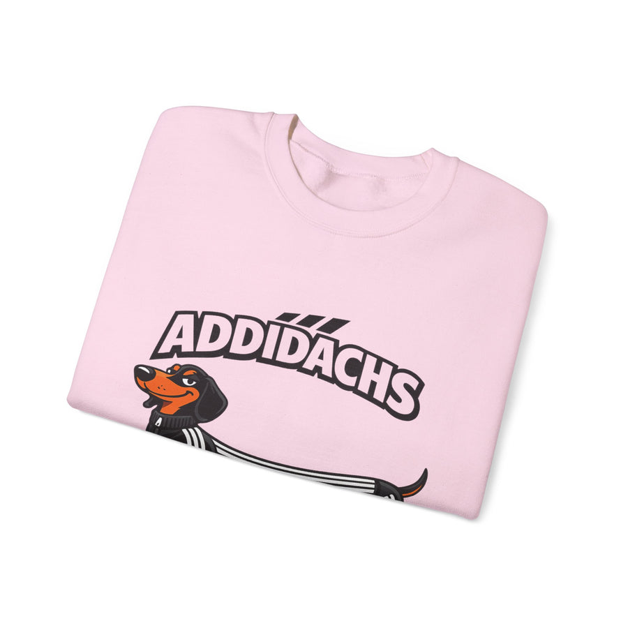Sweat teckel humoristique 'ADDIDACHS' – Motif drôle pour fans de teckels & de sport