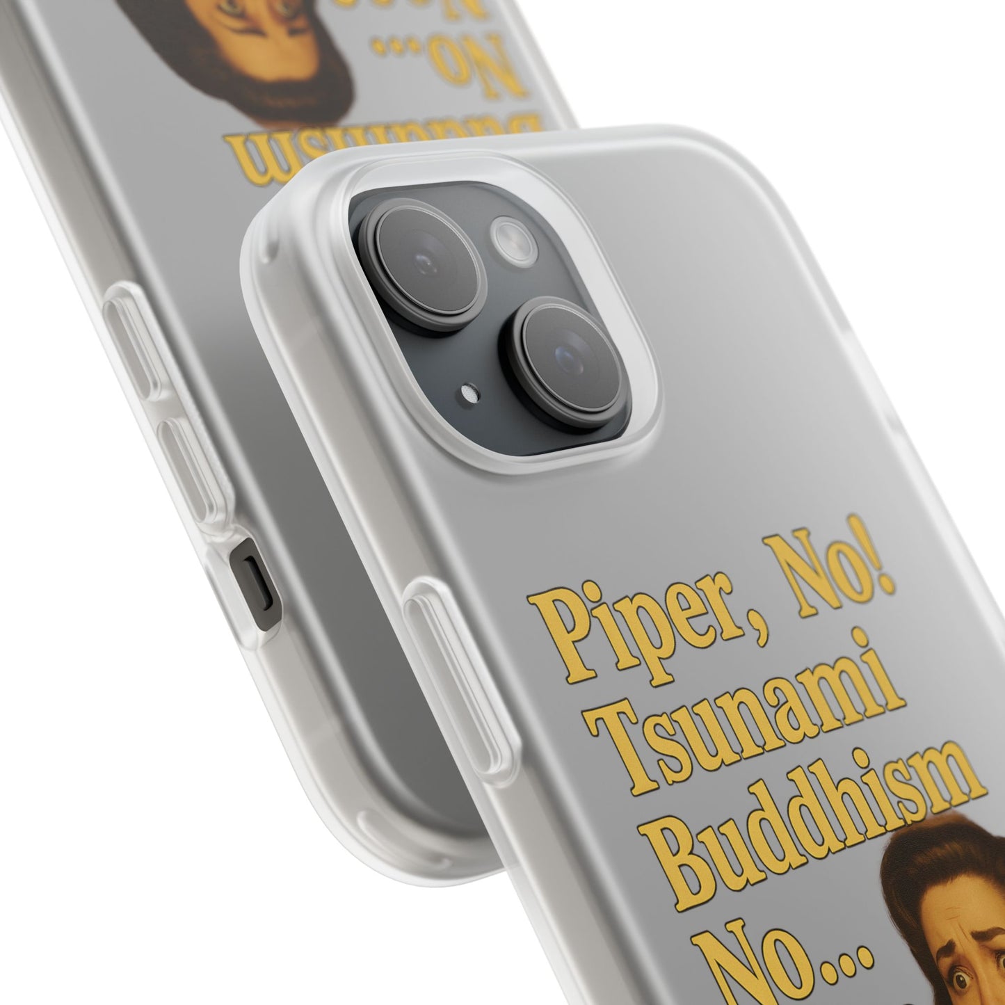 Retro-Drama Handyhülle – „Piper, No! Tsunami Buddhism Nooo“-Phone Case-True Insights