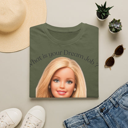 Lustiges T-Shirt 'In my dreams I don't work' – Anti-Arbeit Spruch Shirt für faule Tage, Bürohumor & Geschenk