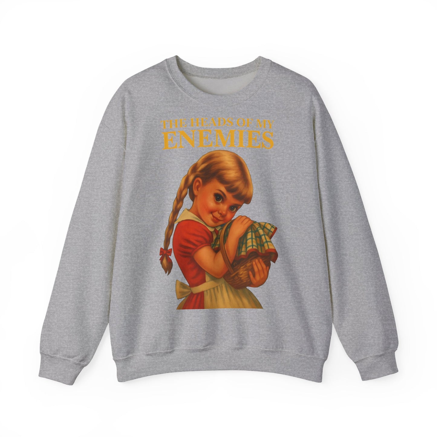 Sweatshirt “The Heads of My Enemies” – Subversive art to wear