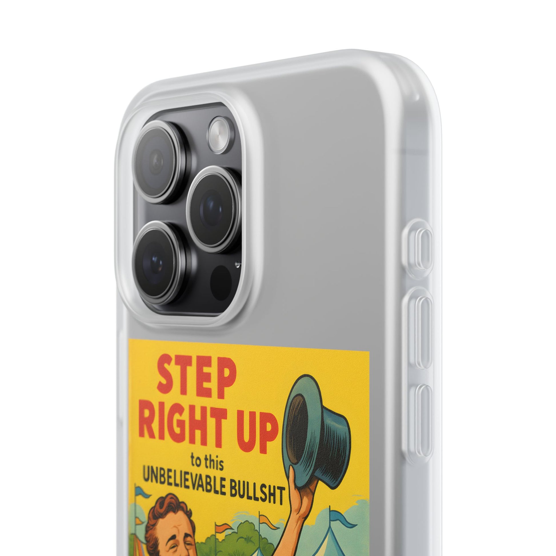 Step Right Up – Satirische Vintage-Handyhülle mit Jahrmarkt-Motiv & ironischem Statement-Phone Case-True Insights