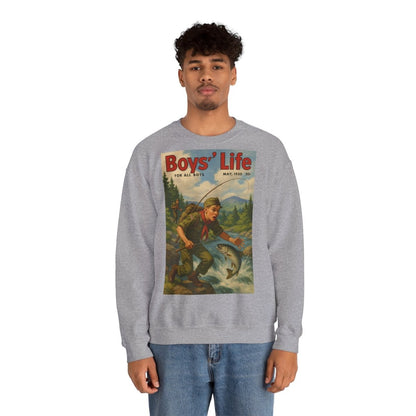 Vintage Motiv – Vintage „Boys’ Life“ Sweatshirt – Retro Pfadfinder-Motiv von 1950 | True Insights Design mit Humor
