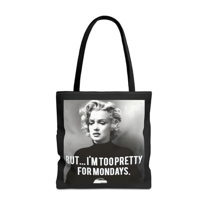 Vintage Damen T-Shirt – Too Pretty for Mondays – Retro Desig