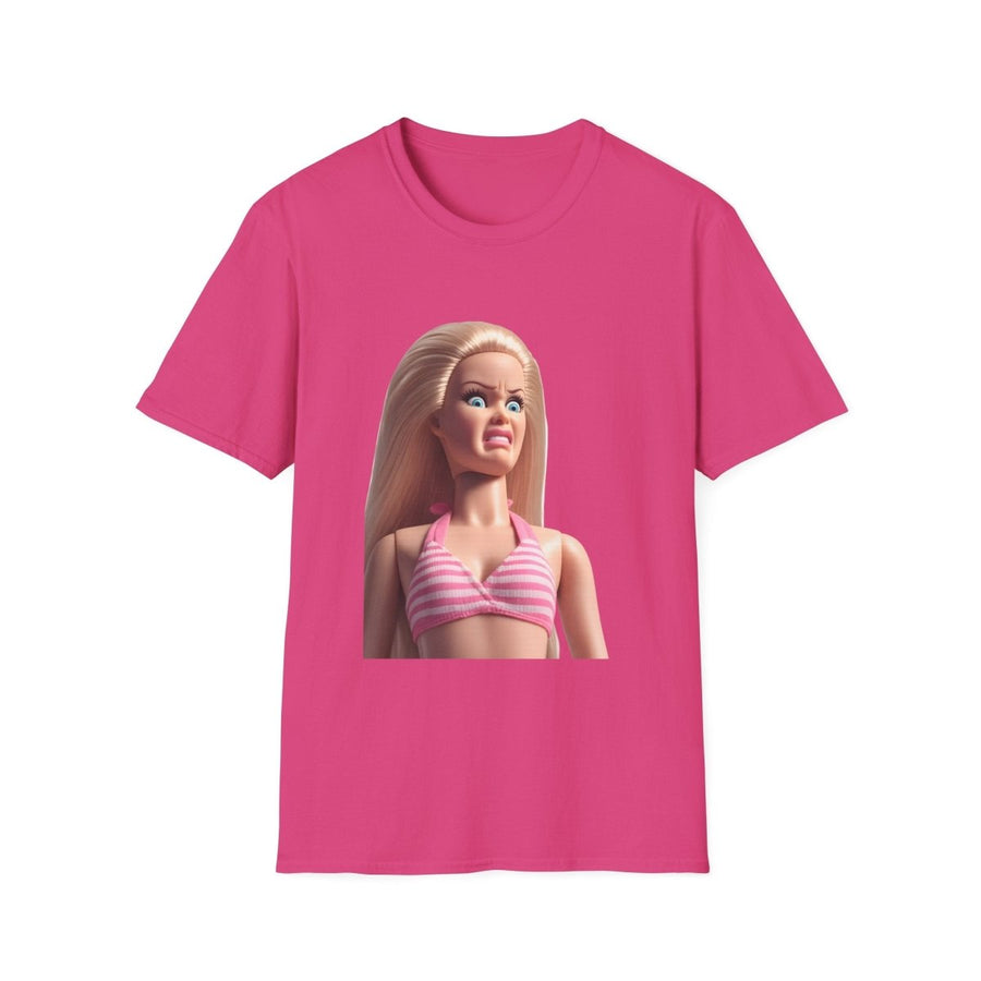 True Insights T-Shirt Judging Doll Puppen-Meme mit skeptischer Puppe getragen im Alltag