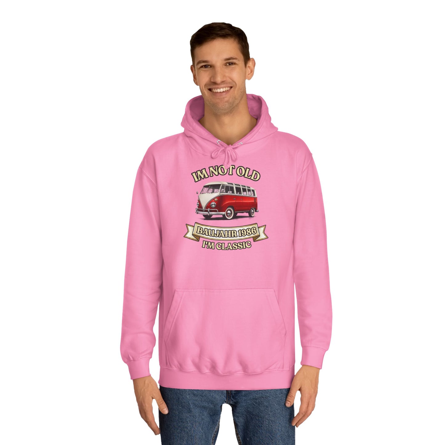 Hoodie Baujahr 1986 - I'm Not Old I'm Classic - Vintage Bus zum 40. Geburtstag für Frauen & Männer
