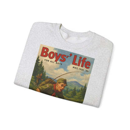 Vintage Motiv – Vintage „Boys’ Life“ Sweatshirt – Retro Pfadfinder-Motiv von 1950 | True Insights Design mit Humor