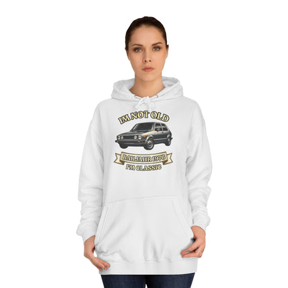 I'm Not Old I'm Classic Hoodie Baujahr 1976 – 50. Geburtstag Oldtimer Auto Kapuzenpullover für Männer & Frauen
