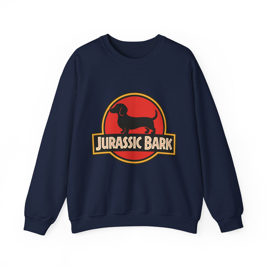Sweatshirt Jurassic Bark Parodie Teckel – Sweat humoristique pour amateurs de teckels & cinéphiles
